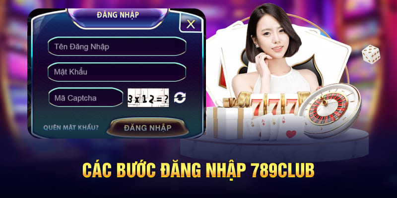 Các bước đăng nhập 789Club