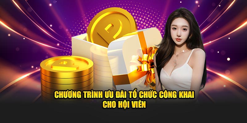 Chương trình ưu đãi tổ chức công khai cho hội viên