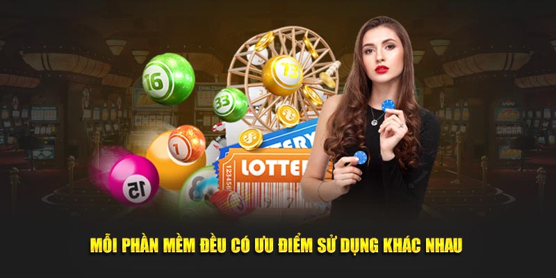 Mỗi phần mềm đều có ưu điểm sử dụng khác nhau 