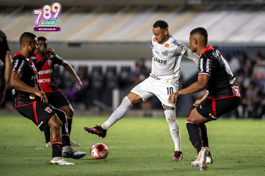 Neymar đang hồi sinh mạnh mẽ tại Santos (Ảnh: Getty).